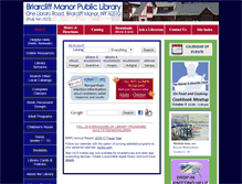 Tablet Screenshot of briarcliffmanorlibrary.org